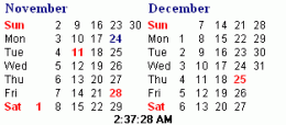 Download SunRav OnScreen Calendar