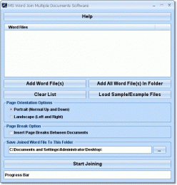 Download MS Word Join (Merge, Combine) Multiple Documents Software