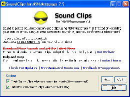 Download Sound Clips for MSN Messenger 1.7.0