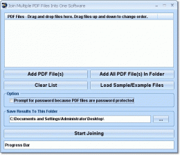Download Join Multiple PDF Files Into One Software