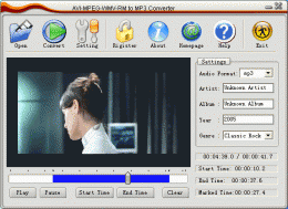 Download AVI MPEG WMV RM to MP3 Converter 1.42