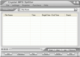 Download Crystal MP3 Splitter