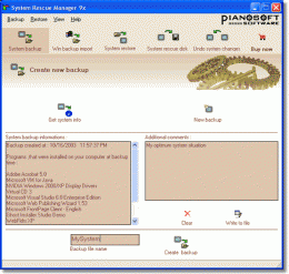 Download System rescue manager 9x 2.1