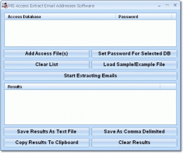 Download MS Access Extract Email Addresses Software