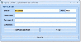 Download MySQL Delete (Remove) Duplicate Entries Software 7.0
