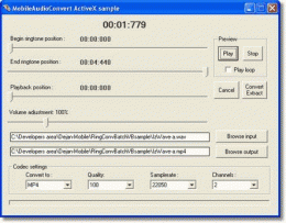 Download Audio File Convert ActiveX 1.0