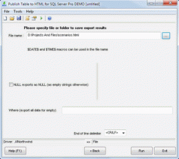 Download Publish Table to HTML for SQL Server 1.06.42