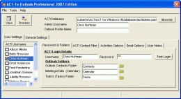 Download ACT-To-Outlook Professional - 2007