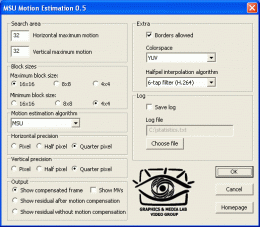 Download MSU Motion Estimation VirtualDub plugin