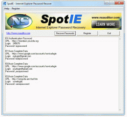 Download SpotIE Password Recovery