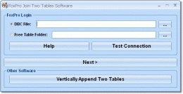 Download FoxPro Join Two Tables Software