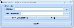 Download FoxPro Import Multiple Text Files Software 7.0