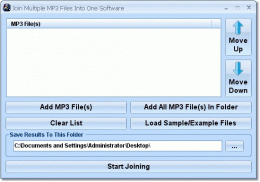 Download Join Multiple MP3 Files Into One Software 7.0