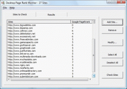 Download Desktop Google Page Rank Monitor