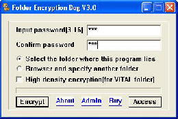 Download Folder Encryption Dog 2.2