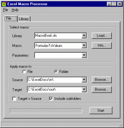 Download Excel Macro Processor 1.3