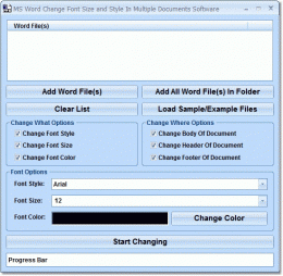Download MS Word Change Font In Multiple Documents Software