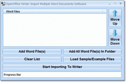 Download OpenOffice Writer Import Multiple Word Documents Software