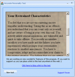 Download Personality tests package 1.0