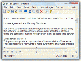Download EF Talk Scriber