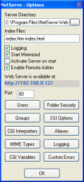 Download NetServe Web Server 1.0.53