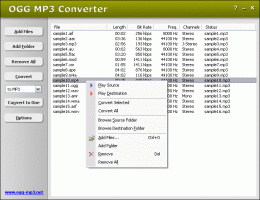 Download OGG MP3 Converter 4.3.1057