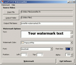 Download Free FLV Watermarker 1.0