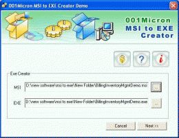 Download 001Micron MSI to EXE Converter