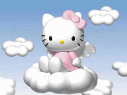 Download Hello Kitty Cartoon Screensaver 1.0
