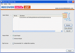 Download Zip File Recovery Software 1.0