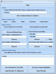 Download Outlook Extract Email Data Software
