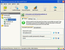 Download MS Excel Password Recovery Software 2.0