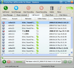 Download PrettyMay Call Recorder for Skype