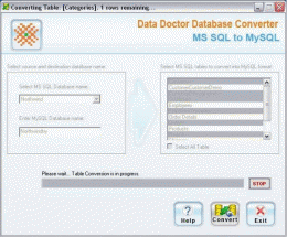 Download Microsoft SQL To MySQL Converter