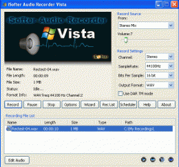 Download iSofter Audio Recorder Vista