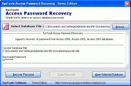 Download Get Access Password Recovery Tool