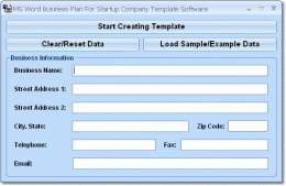 Download MS Word Business Plan For Startup Company Template Software