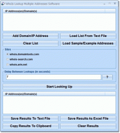 Download WhoIs Lookup Multiple Addresses Software