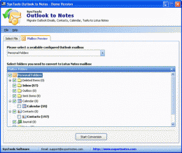 Download Outlook to Notes 7.0
