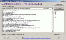 Download SEO Backlinks Elite Software 1.0