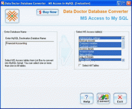 Download Access to MySQL Conversion Tool 2.0.1.5