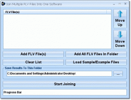 Download Join Multiple FLV Files Into One Software