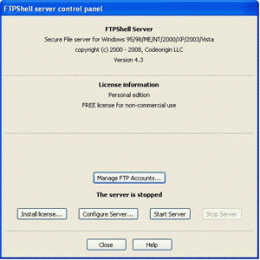 Download FTPshell Server 6.12