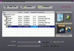 Download Free YouTube to iPod Converter 1.6.20