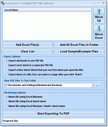 Download Excel Export To Multiple PDF Files Software 7.0
