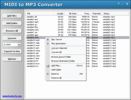 Download HooTech MIDI to MP3 Converter