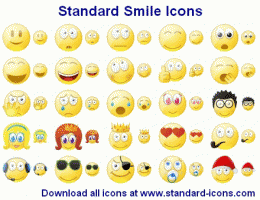 Download Standard Smile Icons 2012.1