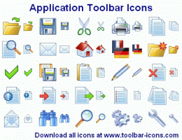 Download Application Toolbar Icons 2015.1