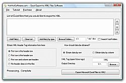 Download Excel Export to XML Files 9.0
