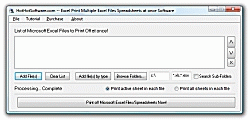 Download Excel Print Multiple Excel Files Spreadsheets at once